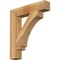 Ekena Millwork Imperial Block Rough Sawn Bracket, Western Red Cedar, 6"W x 32"D x 36"H BKT06X32X36IMP05RWR - alternate 1